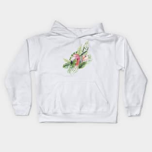 Flamingo Paradise Kids Hoodie